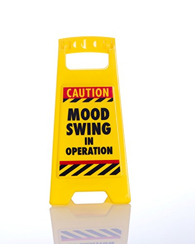 Boxer Gifts ‚Äö√Ñ√≤Mood Swing‚Äö√Ñ√¥ Novelty Office Humour Warning Sign | Hilarious Secret Santa Gift For Him Her Colleague | Moody Teenager Gift