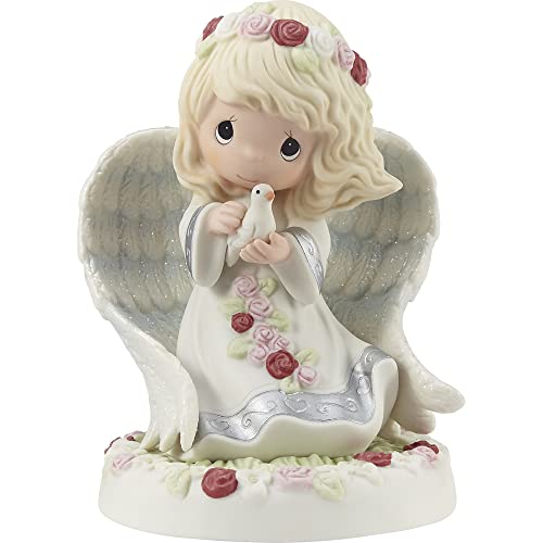 Precious Moments Angel with Dove Bereavement Figurine