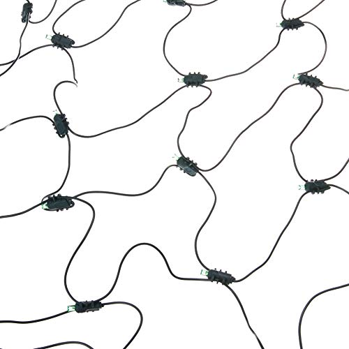 Vickerman 120-Light 4-Feet by 6-Feet LED Green Green Wire Wide Angle Net