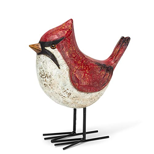Abbott Collection  27-Birdcall-Card Folk Style Cardinal, 8 inches H, Red