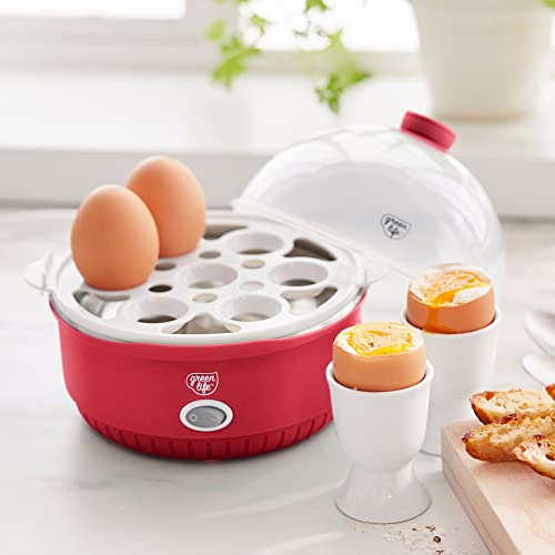 Cookware Company CC003766-001 Electric Red Egg Cooker