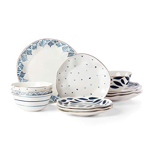 Lenox Blue Bay 12-Piece Dinnerware Set