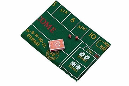 CHH 72" Baccarat & Blackjack Recreational Casino Felt Layout Cloth