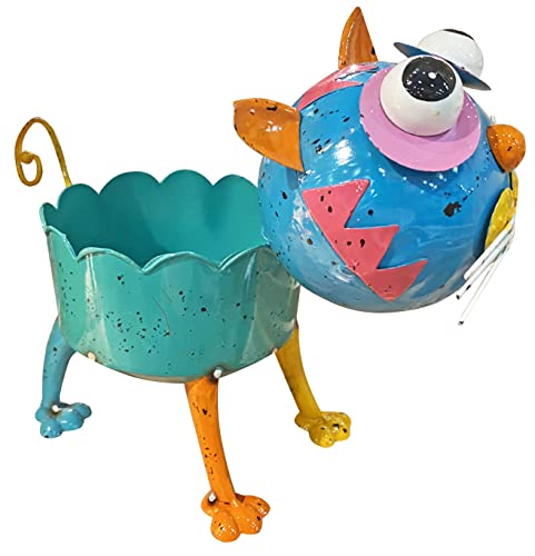 Continental Art Center CAC208003 Colorful Cat Planter