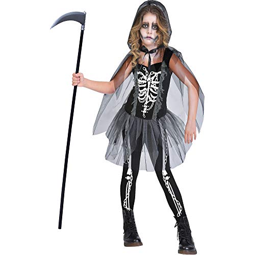 Amscan Grim Reaper Costume Set - Large, 12-14 Yrs Black