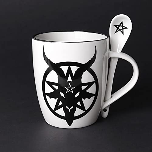 Pacific Trading Baphomet Tea Coffee Mug & Spoon Set Witches Brew by Alchemy