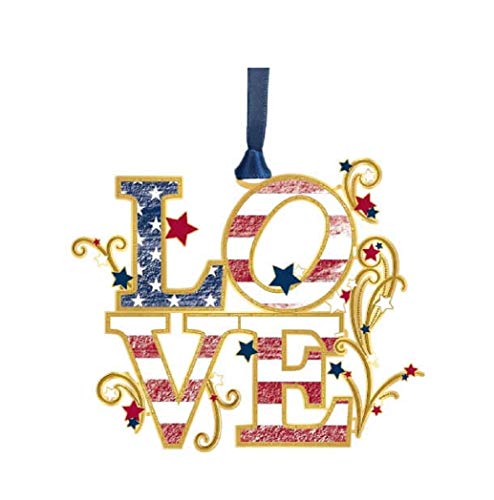 Beacon Design 62623 Patriotic Love Hanging Ornament