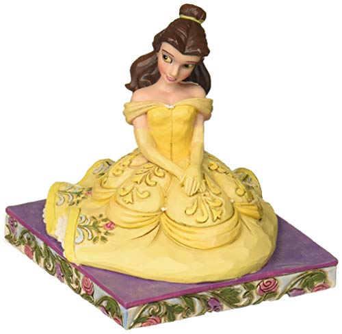 Enesco Disney Traditions by Jim Shore Beauty and The Beast Belle Personality Pose Figurine, 3.5", Multicolor