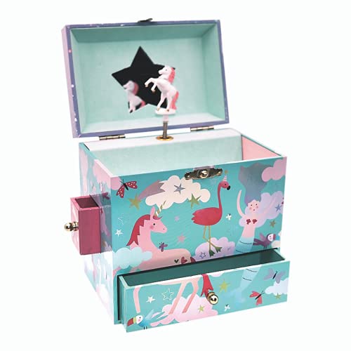 Floss & Rock 43P6386 Fantasy Musical Jewelry Box with 3 Drawers