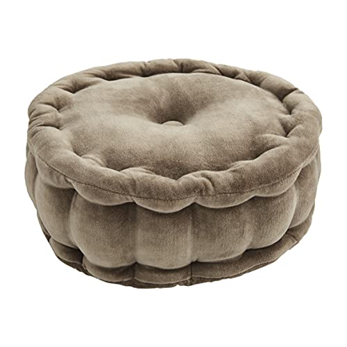 Mud Pie Round Velvet Pillow