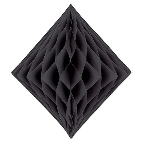 Beistle Black Tissue Diamond Holiday Decoration