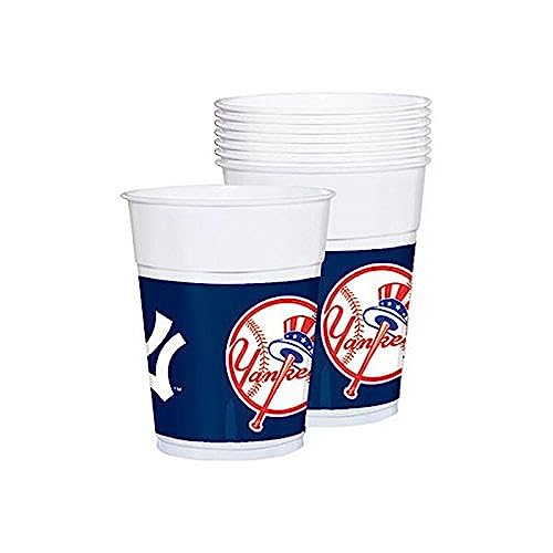 "New York Yankees Major League Baseball Collection" Plastic Party Cups