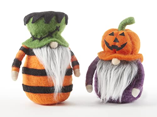 Delton Wool Halloween Hat Gnome, 2 Assortment