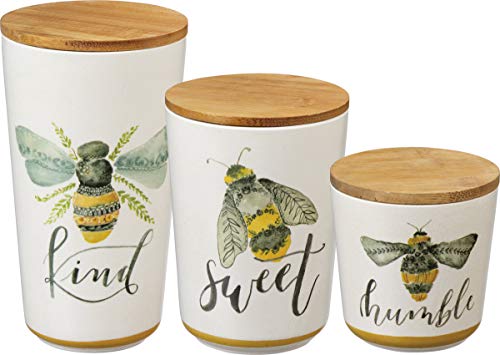 Primitives by Kathy Canister Bees Set