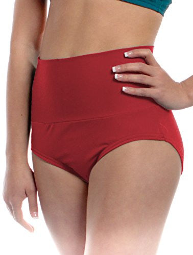 B-Dancewear-HWBriefLRedAM image