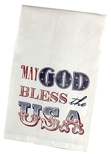 Great Finds 027 KT-2 True Collection God Bless America Towel Red, White