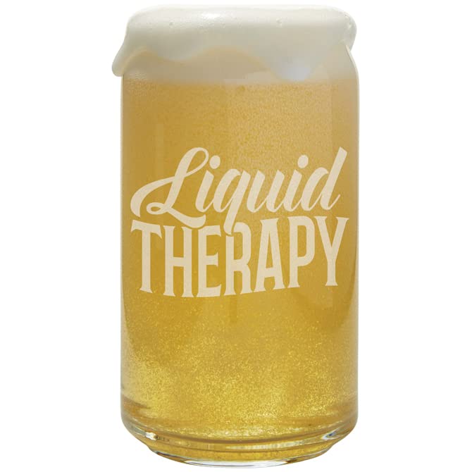 Carson Homes 24342 Liquid Therapy Can Glass, 15 ounce