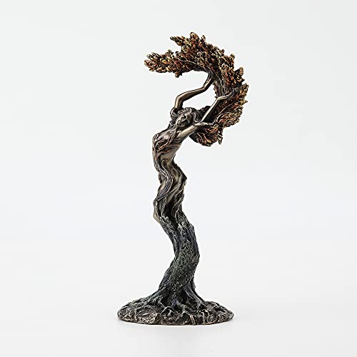 Unicorn Studio Veronese Design 10 1/4 Inch Tall The Dancing Forest Nymph Shimmer Cold Cast Bronzed Resin Statue Fantasy Collectible Figurine Home Nature Spirit