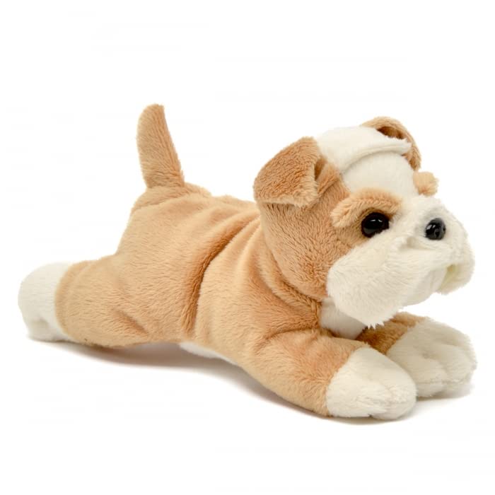 Unipak 1122BD Handful Bull Dog Plush Animal Toy, 6-inch Length
