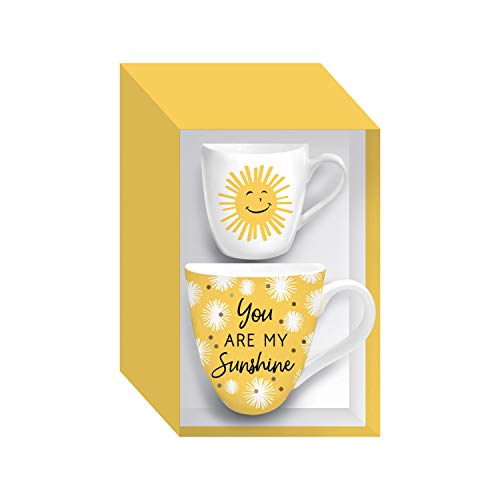 Evergreen Cypress Home Beautiful You Are My Sunshine Mommy and Me Cup Gift Set - 6 x 4 x 4 Inches Homegoods and Accessories for Every Space