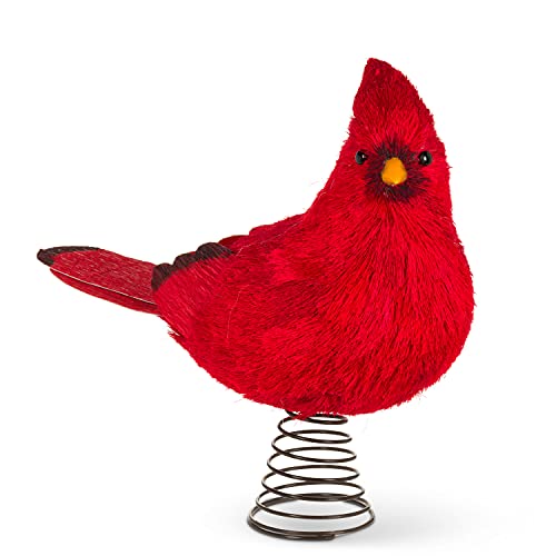 Abbott Collection  27-PERCHER-181 Large Cardinal Tree Topper, Red