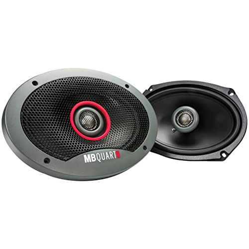 Maxxsonics MB Quart FKB169 MB Quart Formula 6 x 9-Inch 2-Way Car Speakers, Black