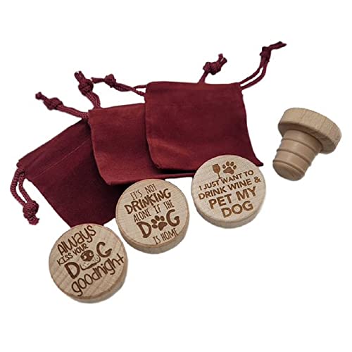 Tangico 99-2320 Wine Stopper Trio Dog, Mother&