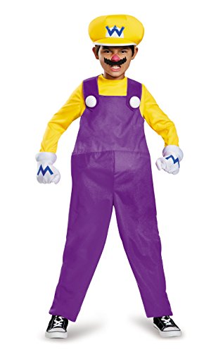 Disguise Wario Deluxe Super Mario Bros. Nintendo Costume, Small/4-6