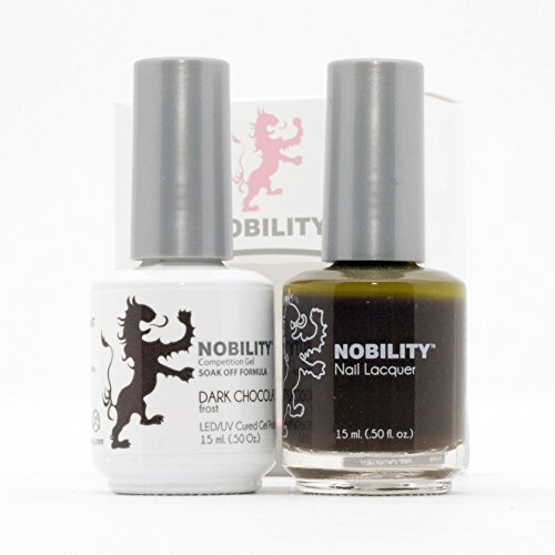 Lechat Nobility ‚Äì Gel Polish & Nail Lacquer Set - Collection 2-5oz (Dark Chocolate NBCS040)