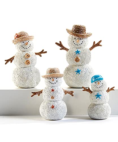 Giftcraft 667091 Snowmen Family, Set of 4