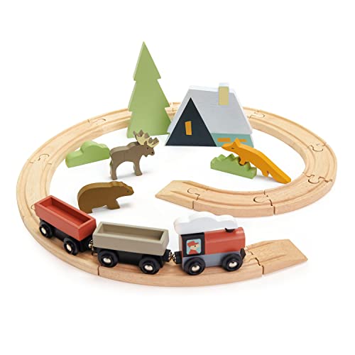 Tender Leaf Toys - Treetops Train Set for Age 3+