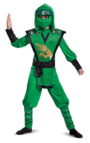 Disguise Lloyd Costume for Kids, Deluxe Lego Ninjago Legacy Themed Children&