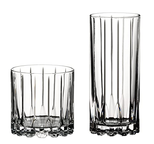 Riedel Drink Specific Rocks & Highball Glassware, Set of 8, Clear