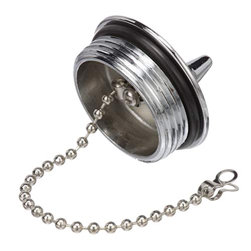 Land N Sea Distributing Replacement Gas Fill Cap, Chrome-Plated Zamak