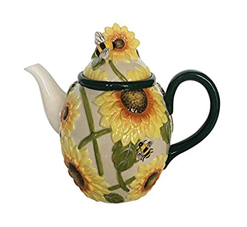 Blue Sky Clayworks Clayworkss Hello Yellow Teapot, Multi