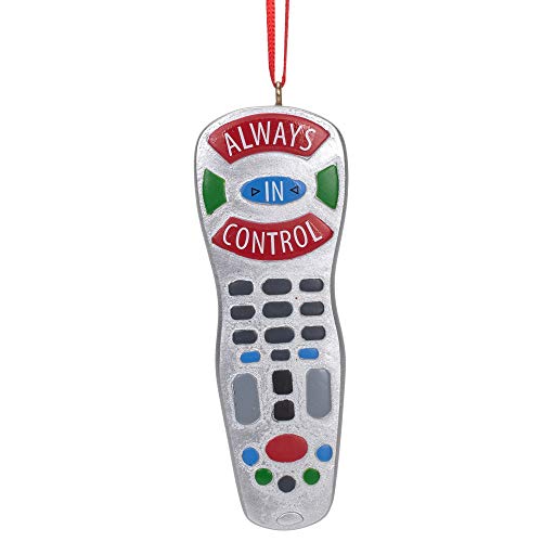 Kurt Adler A2006 Always in Control Television Remote Control Hanging Ornament, 3-inch High, Resin