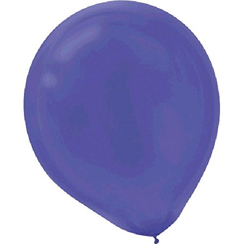 Amscan Packaged Latex Party Balloons (20 Piece), 9", New Purple