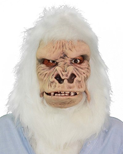 Zagone Studios MX4507 Albino Gorilla Mask Abominable Snowman Ape Mask