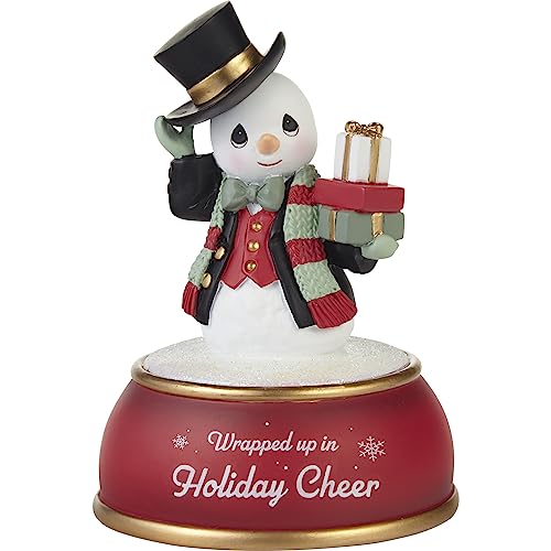 Precious Moments 231108 Wrapped Up in Holiday Cheer Resin Musical