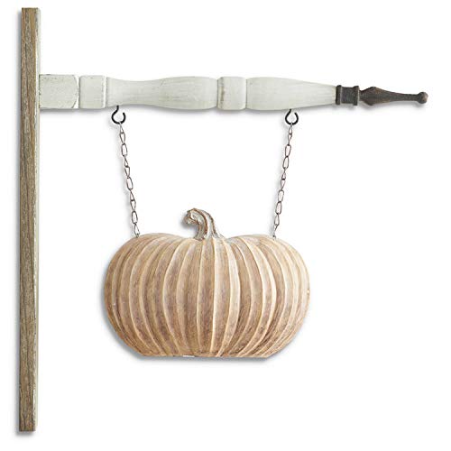 K&K Interiors 41975A 6.5 Inch Short Ribbed Tan Double Sided Pumpkin Arrow Replacement