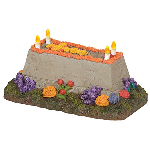 Department 56 Village Halloween Accessories Day of The Dead Lit Memorial Village General Accessory, 2.5-inch Height