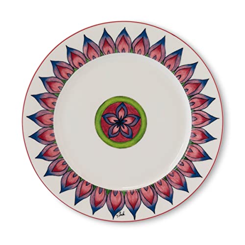 Park Hill Collection EAW20000 Calypso Dinner Plate, 10.5-inch Diameter