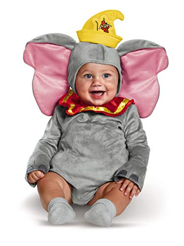 Disguise Baby Dumbo Infant Costume, Gray, (12-18 mths)