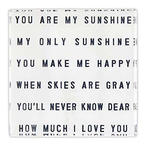 Creative Brands Santa Barbara Design Studio F2F-2x2 LuciteBlk-MySunshine