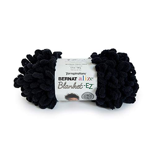 Spinrite Yarns (CA) Bernat Alize Blanket-EZ Yarn, Black