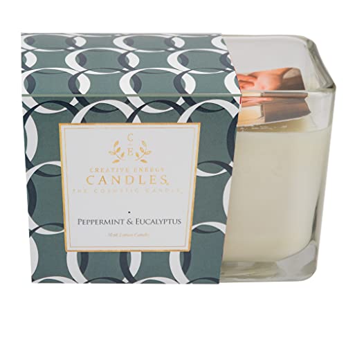 Creative Energy Candles Creative Energy Candle - 2-in-1 Soy Lotion Candle (Peppermint & Eucalyptus)