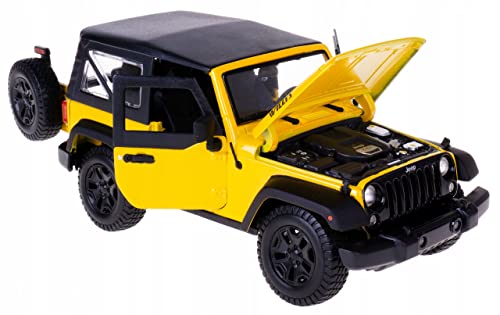 Maisto 1:18 2014 Jeep Wrangler Diecast Vehicle (Colors May Vary)