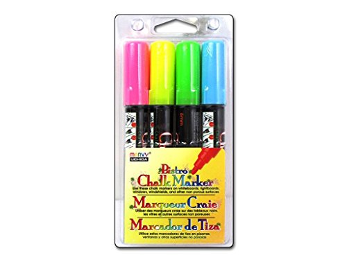 UCHIDA 4pc Bistro Chalk Marker Set H 4 Piece