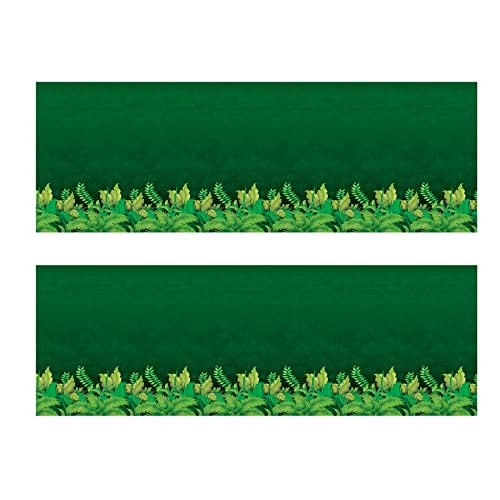 Beistle S52105AZ2, 2 Piece Jungle Foliage Backdrops, 4&