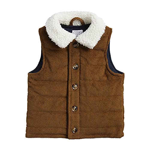 Mud Pie Corduroy Sherpa Vest